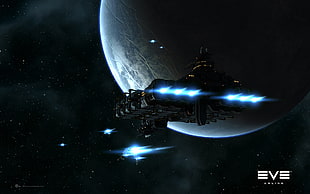Eve outerspace video game screengrab