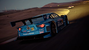 blue sports coupe, Gran Turismo, Gran Turismo 6, video games HD wallpaper