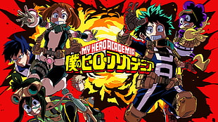 My Hero Academy wallpaper, Boku no Hero Academia HD wallpaper