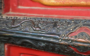 Door,  Metal,  Dragon,  Image HD wallpaper