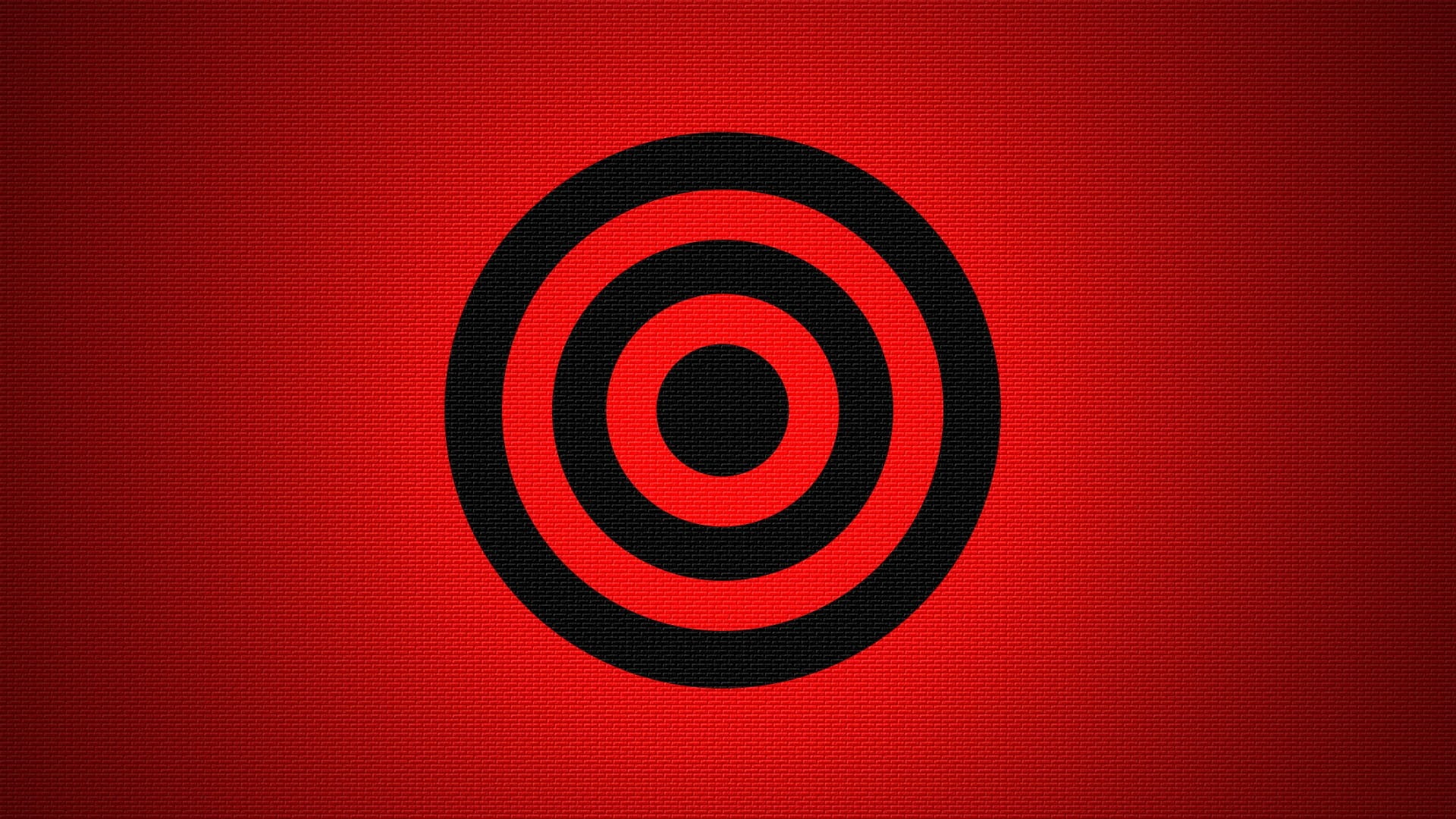 red and black area rug, artwork, circle, minimalism, digital art