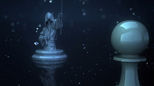 man in cloak ceramic figurine, Fate/Stay Night