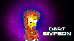 Bart Simpson digital wallpaper, Bart Simpson, The Simpsons HD wallpaper