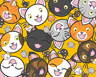 cat print artwork