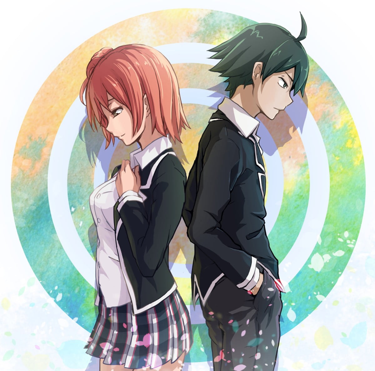 Male and female anime character transparent background PNG clipart   HiClipart
