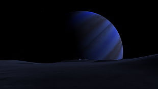 photo of blue planet, Space Engine, planet, space, space art