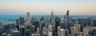 aerial photography of city buildings in New York, chicago