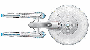 grey spacecraft, Star Trek HD wallpaper