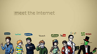 artwork, Twitter, Facebook, MySpace