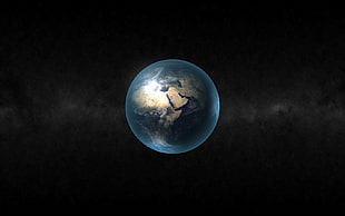 earth digital wallpaper HD wallpaper