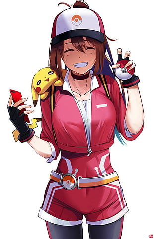 Pokemon Trainer illustration, anime, anime girls, Pokémon, Pokemon Go HD wallpaper