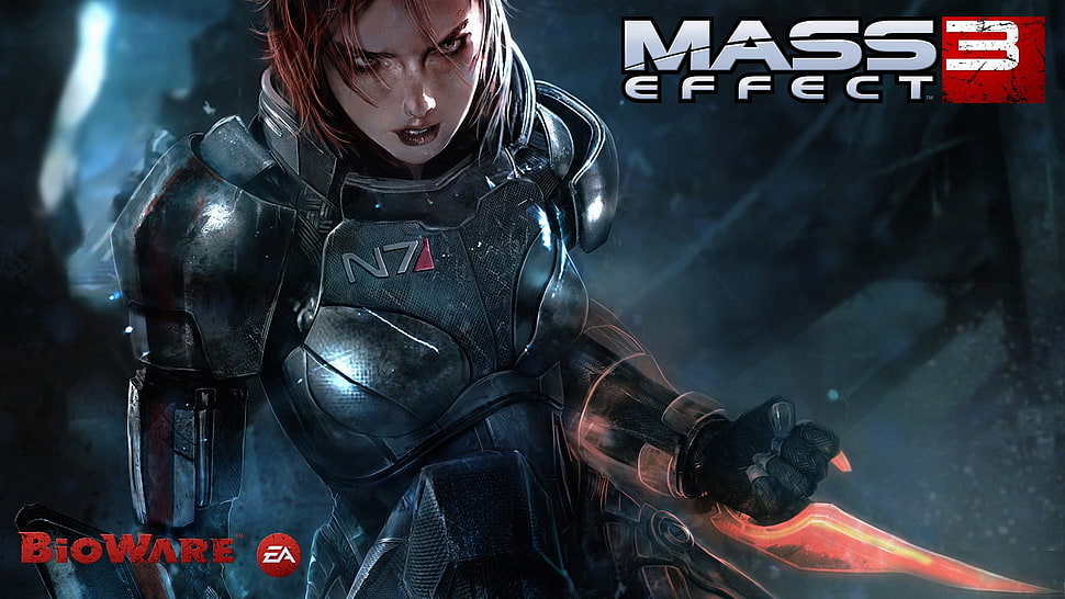 Mass 3 Effect digital wallpaper, Mass Effect 3 HD wallpaper