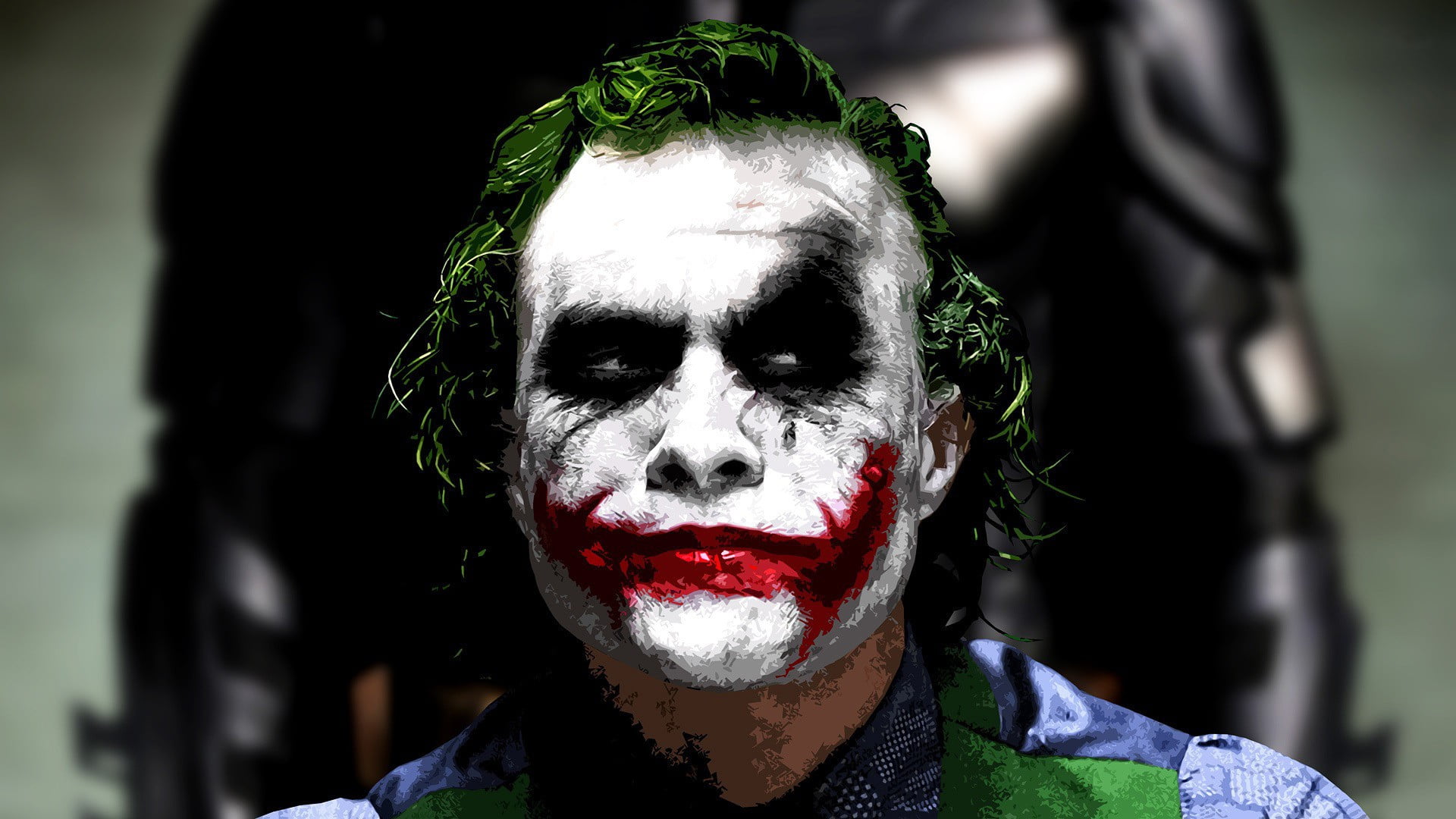 Heath Ledger Joker Scary Wallpaper