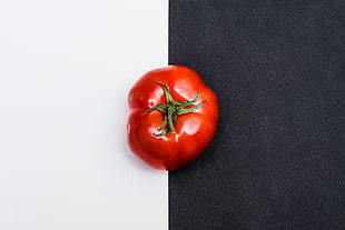 red bell pepper, Tomato, Vegetable, Minimalism HD wallpaper