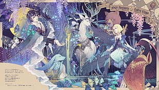 Pixiv Fantasia digital wallpaper, anime