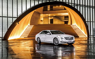 white Cadillac CTS