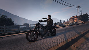 black cruiser motorcycle, Grand Theft Auto Online, Grand Theft Auto V