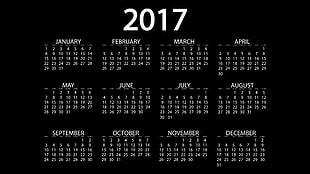 2017 calendar