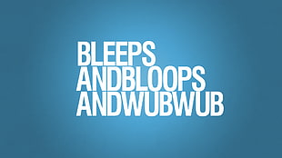 blue background with text overlay, EDM, trance, techno, typography