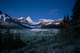 photo of snow mountain near at the river