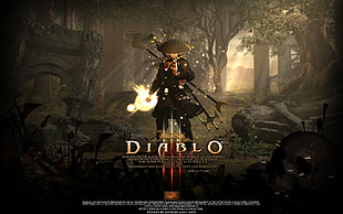 Diablo poster, video games, Diablo III, Diablo
