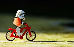 stormtrooper on bicycle toy, Storm Troopers, LEGO Star Wars, toys HD wallpaper