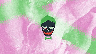 black skull illustration, Suicide Squad, DC Comics, Joker, Harley Quinn