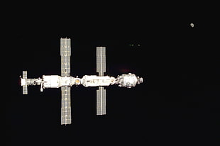 white satellite