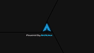 ArchLinux wallpaper, black, Arch Linux, Linux, arch