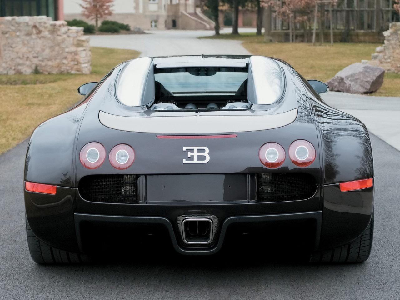 black and red super car, Bugatti Veyron, car