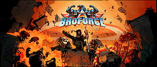 Broforce wallpaper, Broforce, video games, PC gaming, cover art HD wallpaper