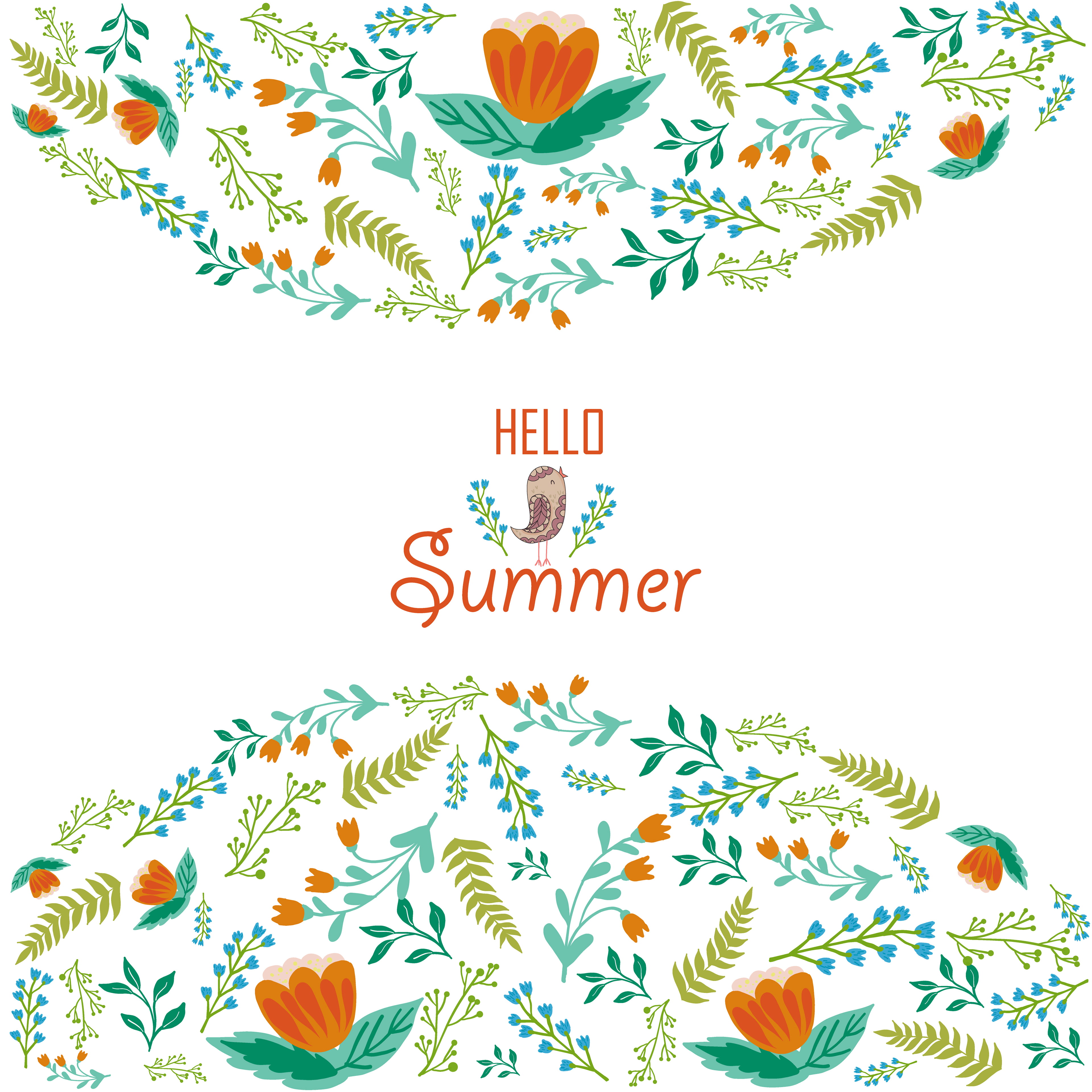 Hello Summer illustration