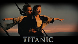 Titanic Jack and Rose on boat