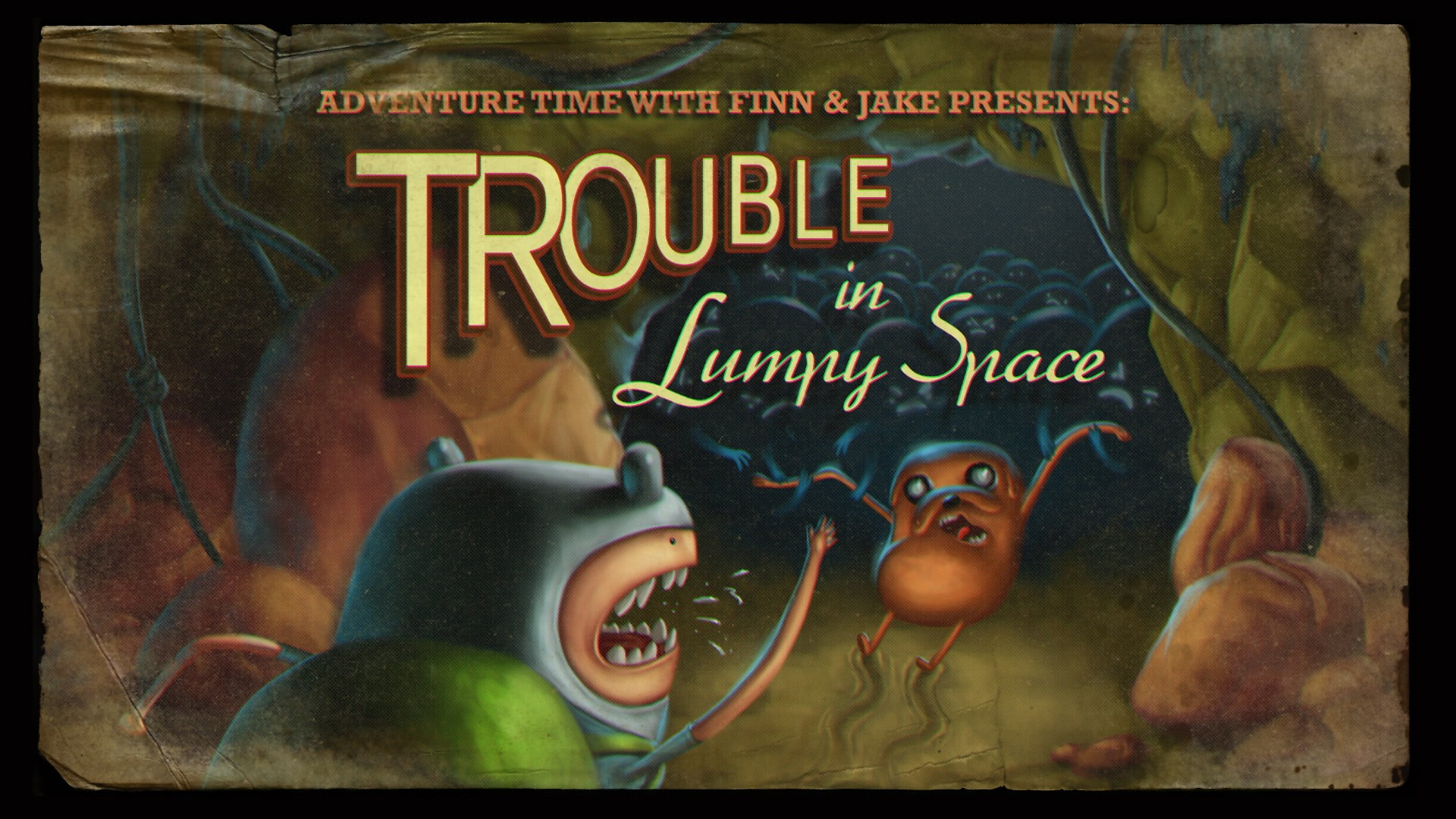 Adventure Time Trouble in Lumpy Space episode, Adventure Time, Jake the Dog, Finn the Human