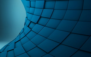gray tiles 3D digital wallpaper