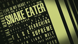 Snake Eater quote board, Metal Gear Solid , Solid Snake, video games, Metal Gear Solid 3: Snake Eater