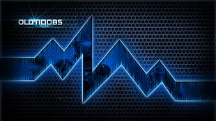 Old Noobs logo, digital art, video games