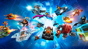 assorted color of plastic toys, video games, artwork, lego dimension HD wallpaper