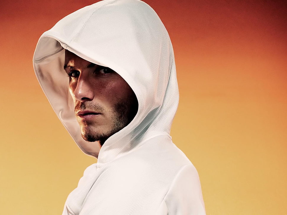 man in white pullover hoodie HD wallpaper