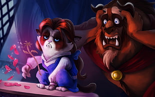 Beast from beauty and the beast HD wallpaper