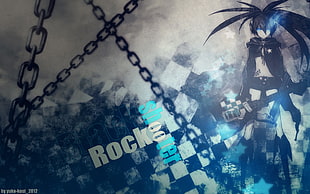 anime illustration, anime, Black Rock Shooter HD wallpaper