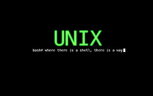 UNIX bash# where there is a shell, there is a way illustration HD wallpaper