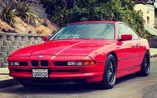 red BMW E Series