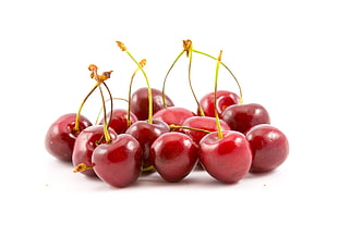 photo of red cherries