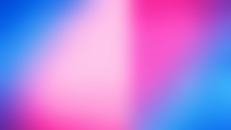 gradient, pink, blurred, blue HD wallpaper