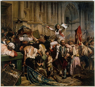 renaissance themed painting, french revolution HD wallpaper