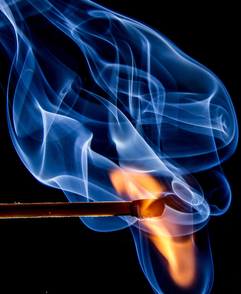 match stick with fire HD wallpaper