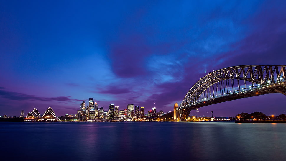 Sydney Opera House, Australia, cityscape, bridge, skyscraper, Sydney HD wallpaper
