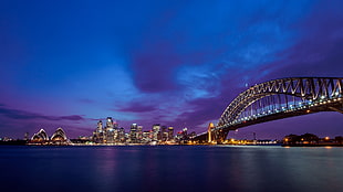 Sydney Opera House, Australia, cityscape, bridge, skyscraper, Sydney