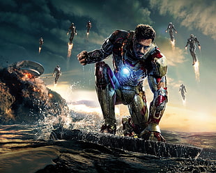 Ironman digital wallpaper, Iron Man, Marvel Cinematic Universe, movies, Iron Man 3